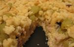 Виноградный пирог «Песочный» в мультиварке, пошаговый рецепт с фото