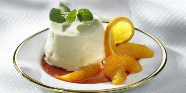 десерт с апельсином